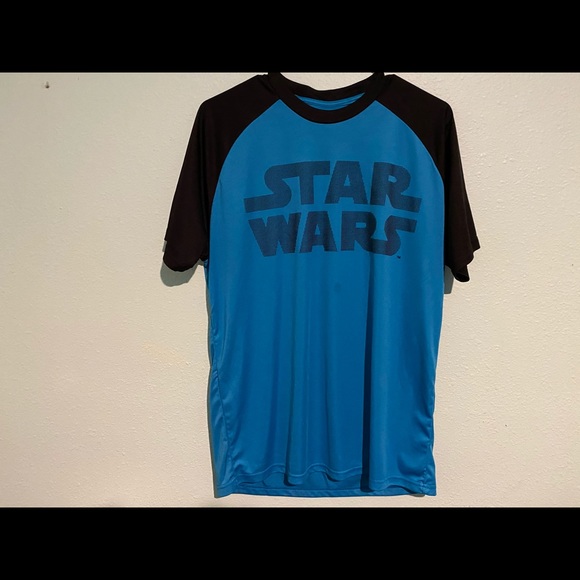 Star Wars Men's Black & Blue T Shirt Size Large